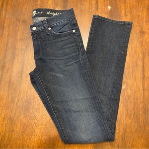 7 for all mankind Straight Leg Jeans - Size 25